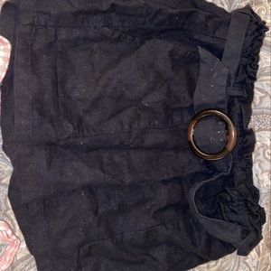 2 shorts pink and black
